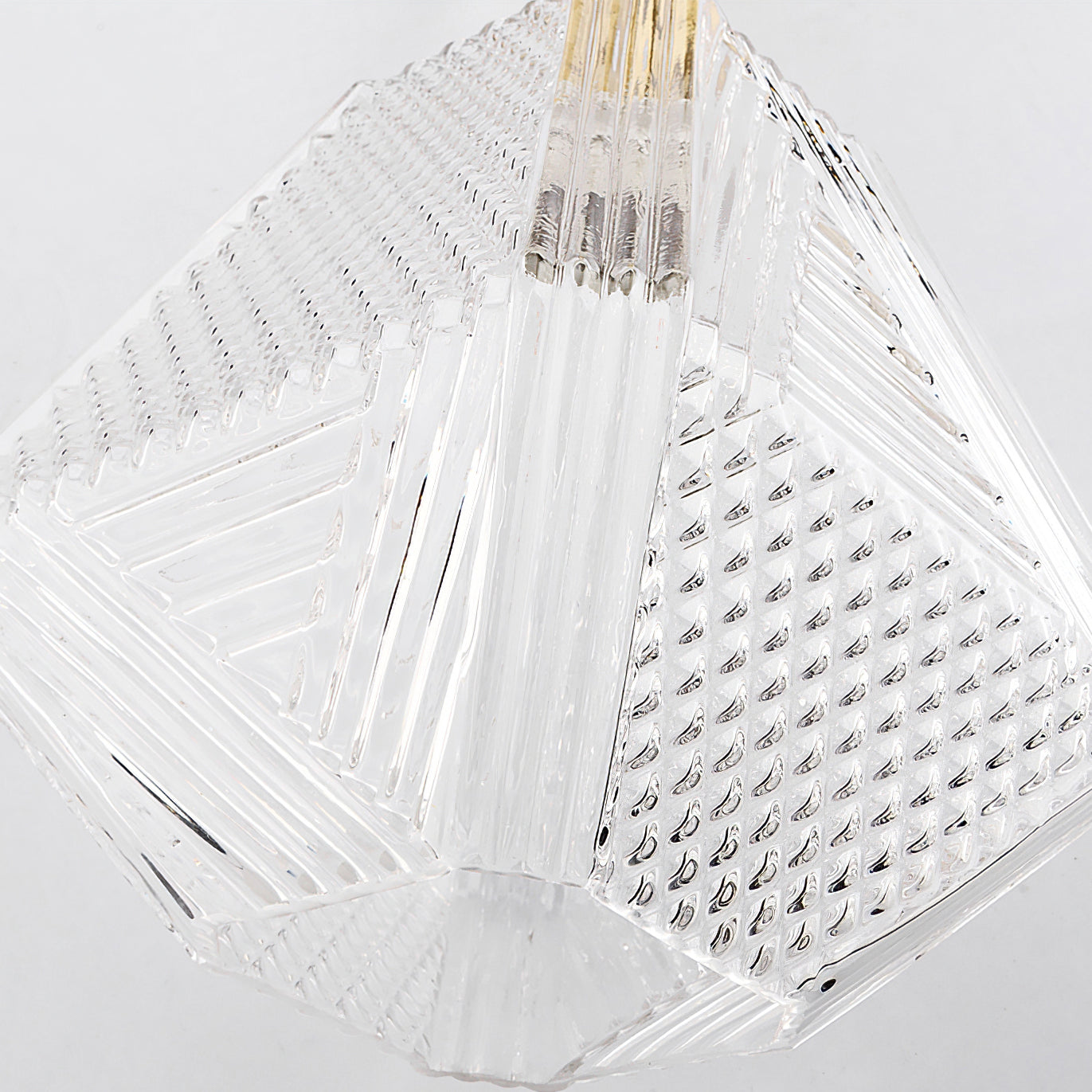 CrystalFlare™ Deckenleuchte – Elegante Art-Deco Designlampe aus Messing & Glas