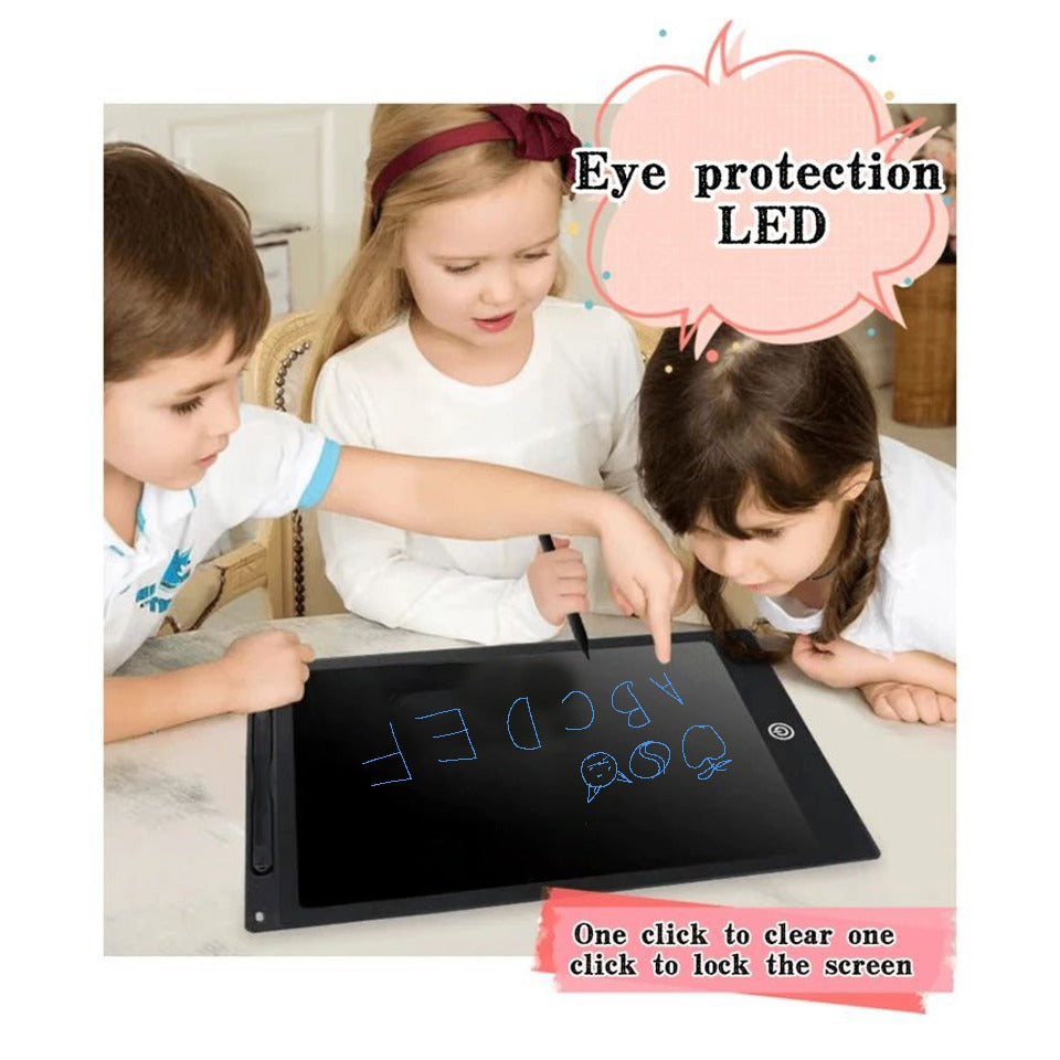 DoodleMate™ 12-Zoll LCD Schreibtafel – Wiederverwendbares Zeichentablet für Kinder, Lern- & Zeichenboard