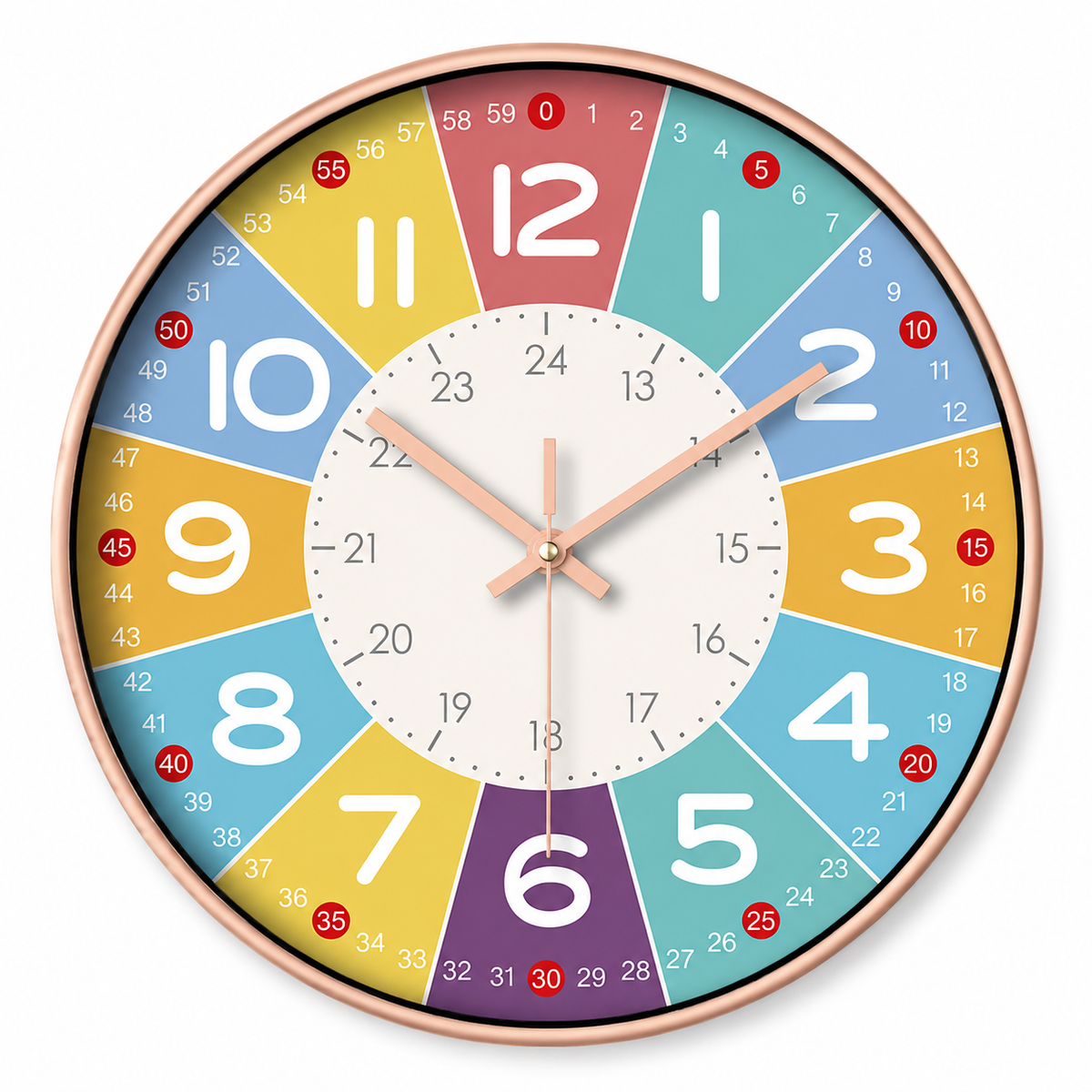 DreamTick™ – Leise Kinder-Wanduhr für fröhliche & ruhige Kinderzimmer - Less Goods