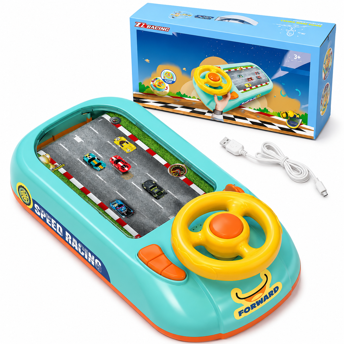 DriveMaster™ – Interaktives Kinder-Lenkrad mit Licht, Sound & Lernfunktionen