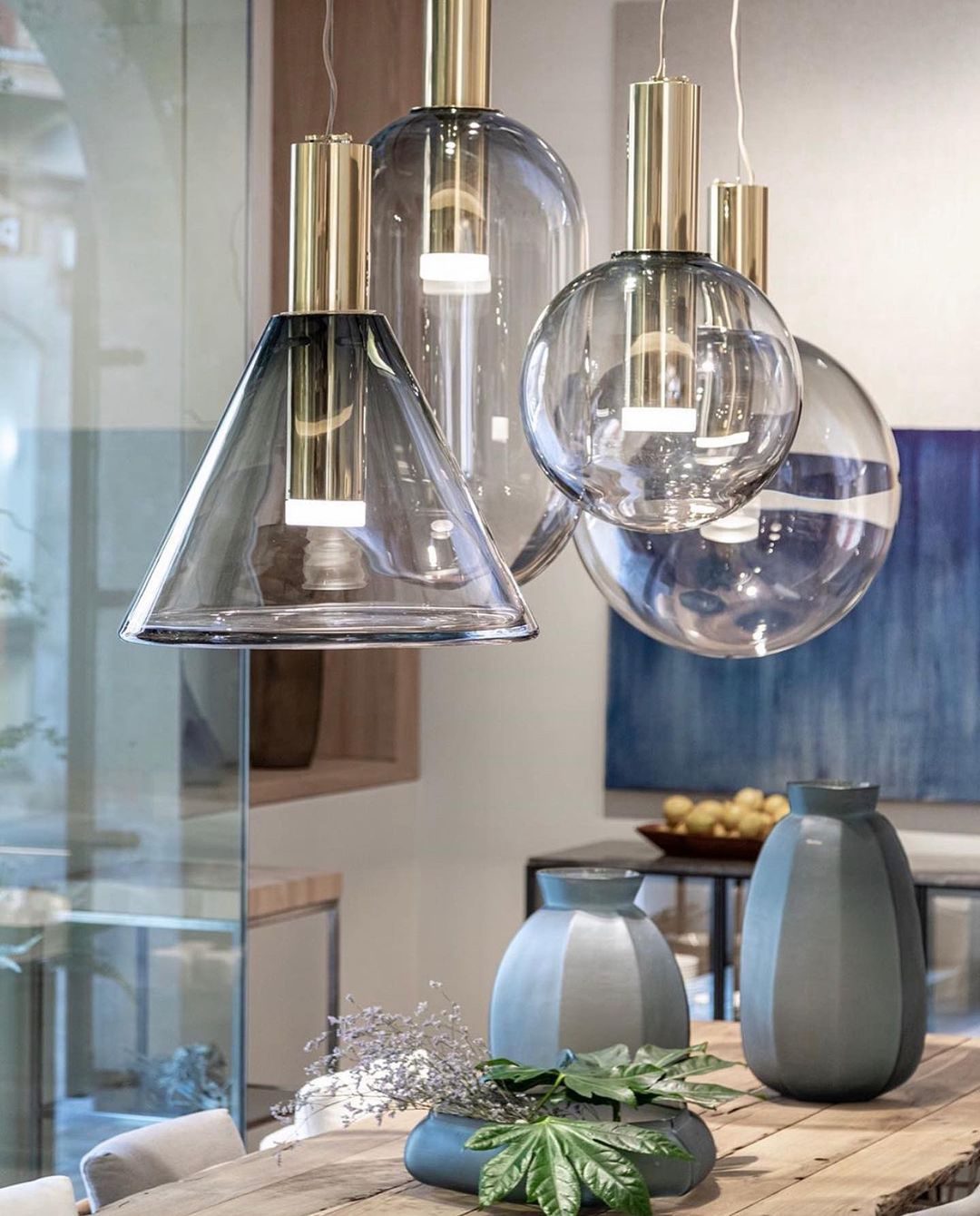 OpalGlow™ Pendelleuchte – Elegante Glas-Hängelampe für moderne Wohnräume (GU10)