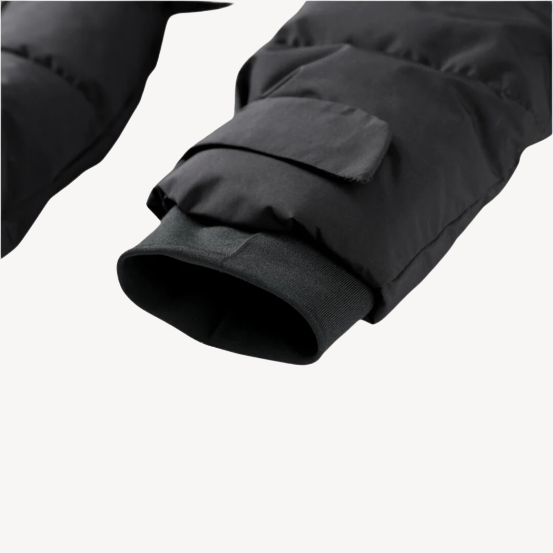 Sylvara™ Damen Winterjacke – Wasserdichte Steppjacke mit Taillengürtel & Hochkragen