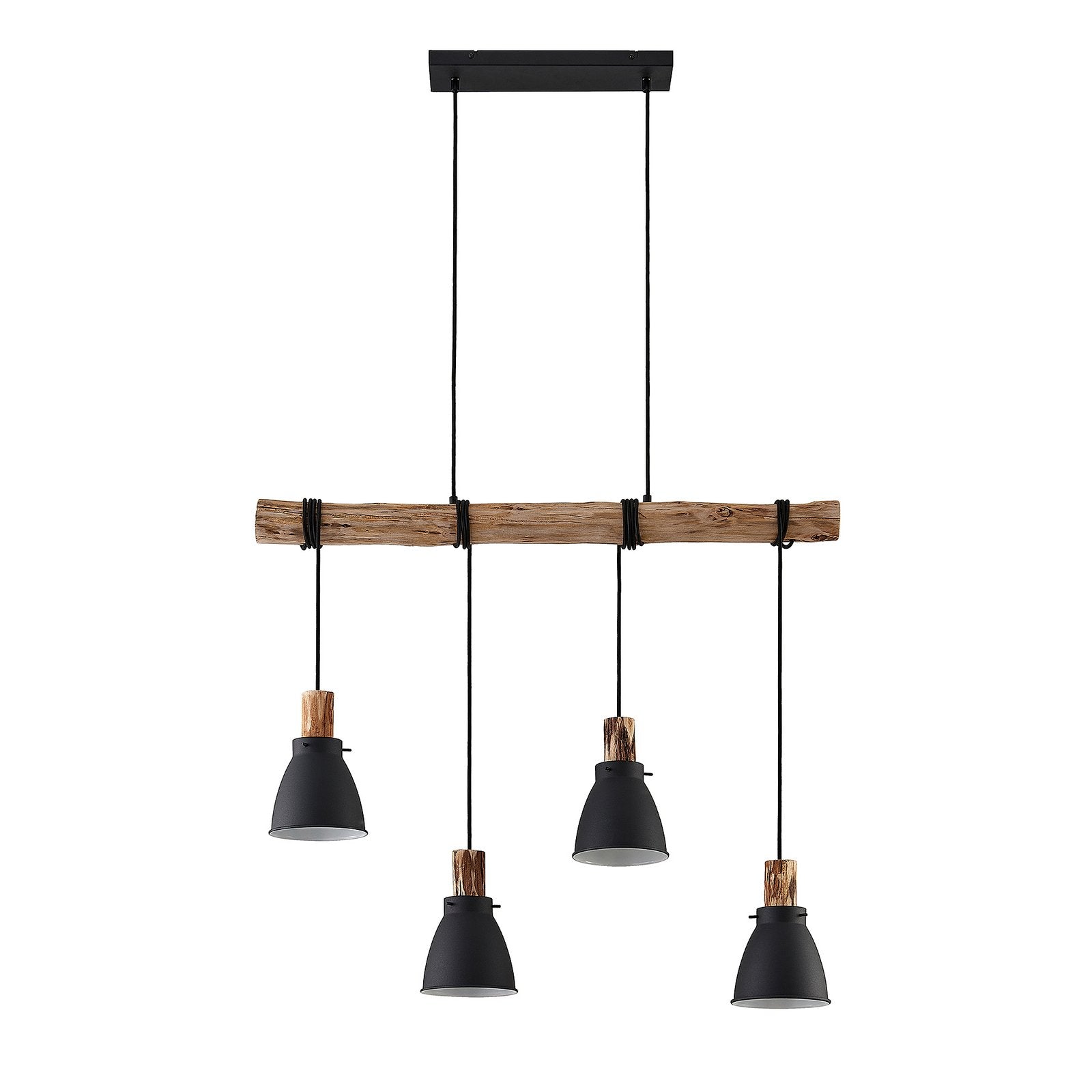 EucalyptusGlow™ – Rustikale Pendelleuchte aus Holz & Metall für Esszimmer & Küche