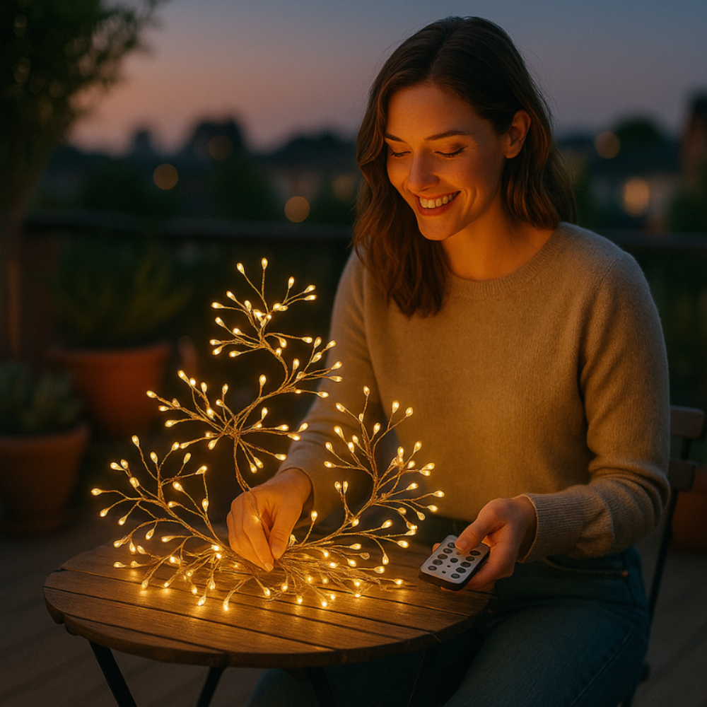 TwinkleCopper™ Lichterkette – LED Kupferdraht Lichterkette mit Fernbedienung für Innen & Außen