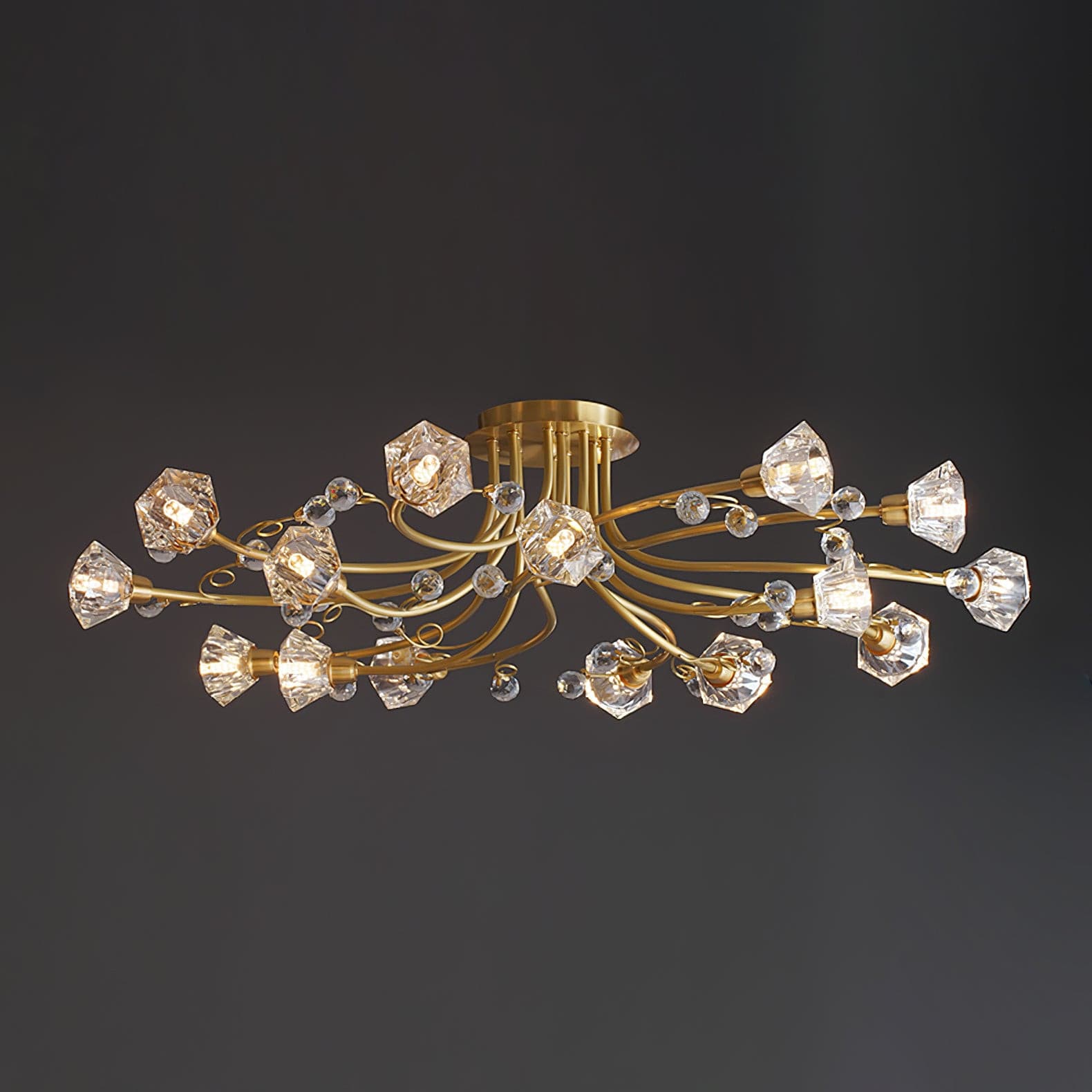 FloralBeam™ Deckenleuchte – Elegante Blumen-Deckenlampe mit warmem Licht (G9 LED)