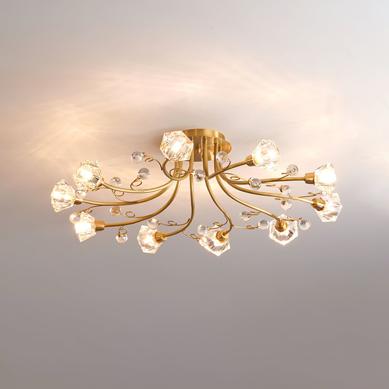 FloralBeam™ Deckenleuchte – Elegante Blumen-Deckenlampe mit warmem Licht (G9 LED)
