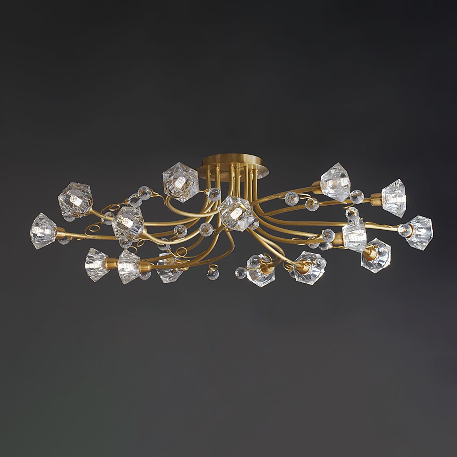 FloralBeam™ Deckenleuchte – Elegante Blumen-Deckenlampe mit warmem Licht (G9 LED)