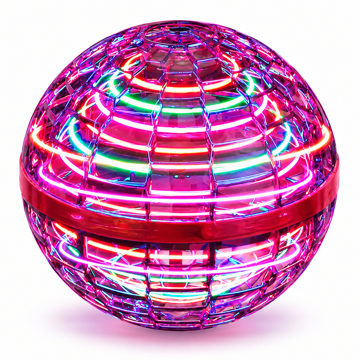 FlyNova™ Original Flying Orb Ball – Schwebender LED Spielball, Indoor & Outdoor, 10 cm