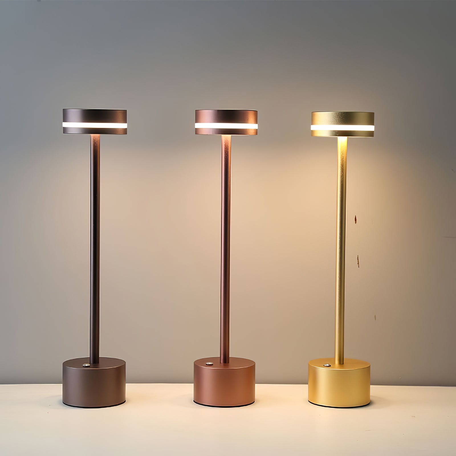 FunRadiance™ Tischlampe – Kabellose LED-Designlampe mit warmem Licht für Innen & Außen