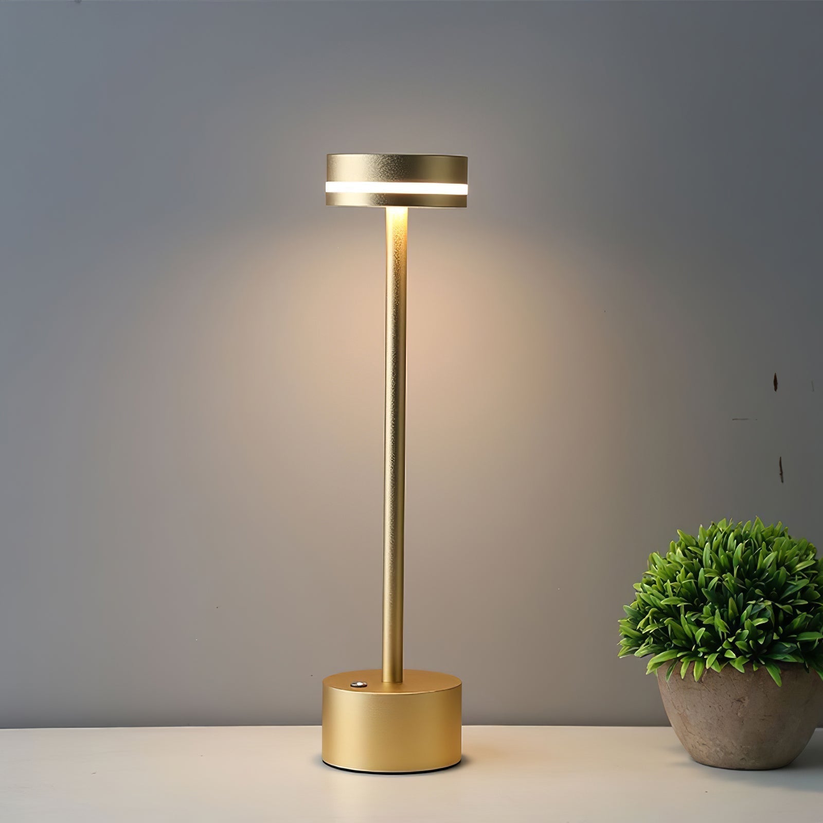 FunRadiance™ Tischlampe – Kabellose LED-Designlampe mit warmem Licht für Innen & Außen