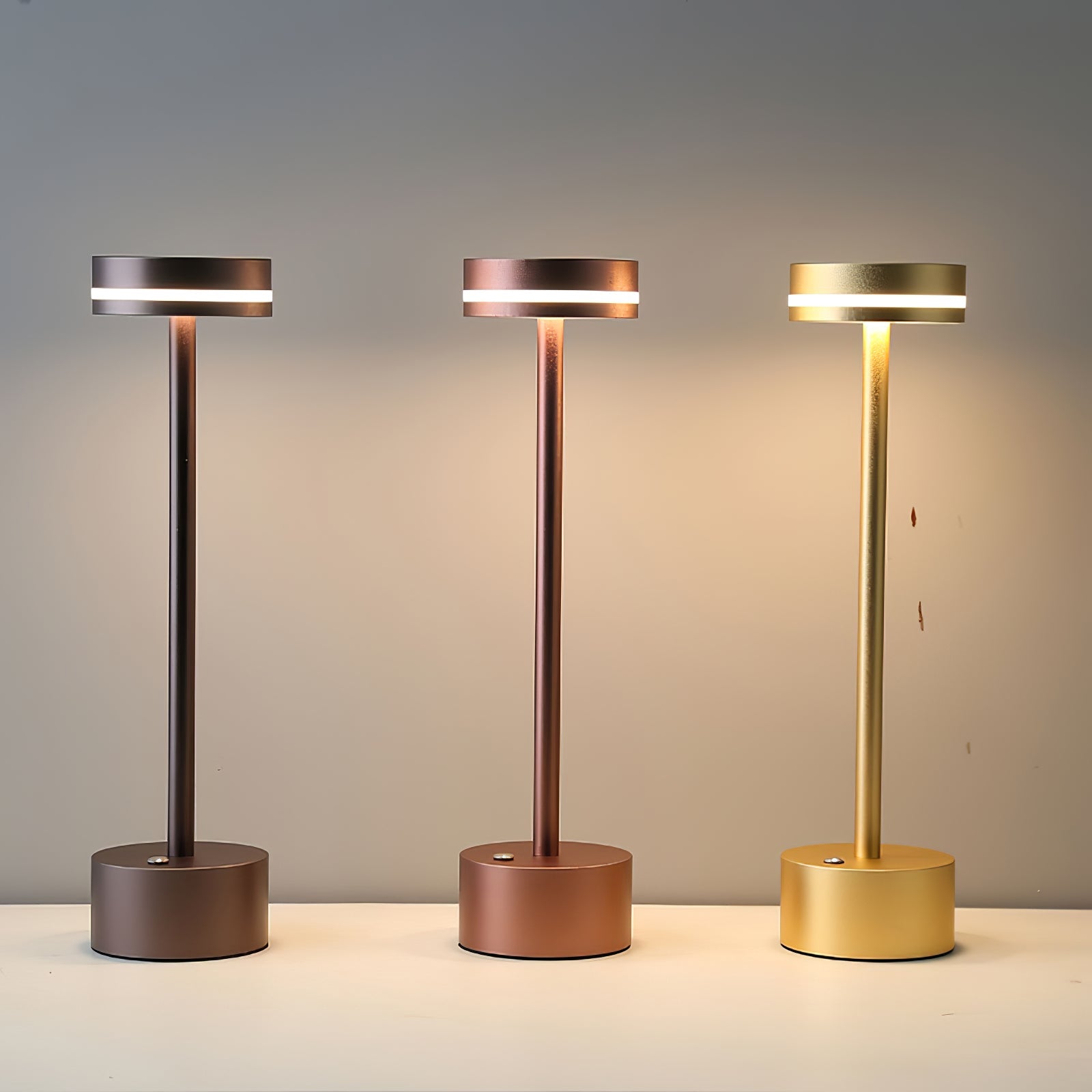 FunRadiance™ Tischlampe – Kabellose LED-Designlampe mit warmem Licht für Innen & Außen