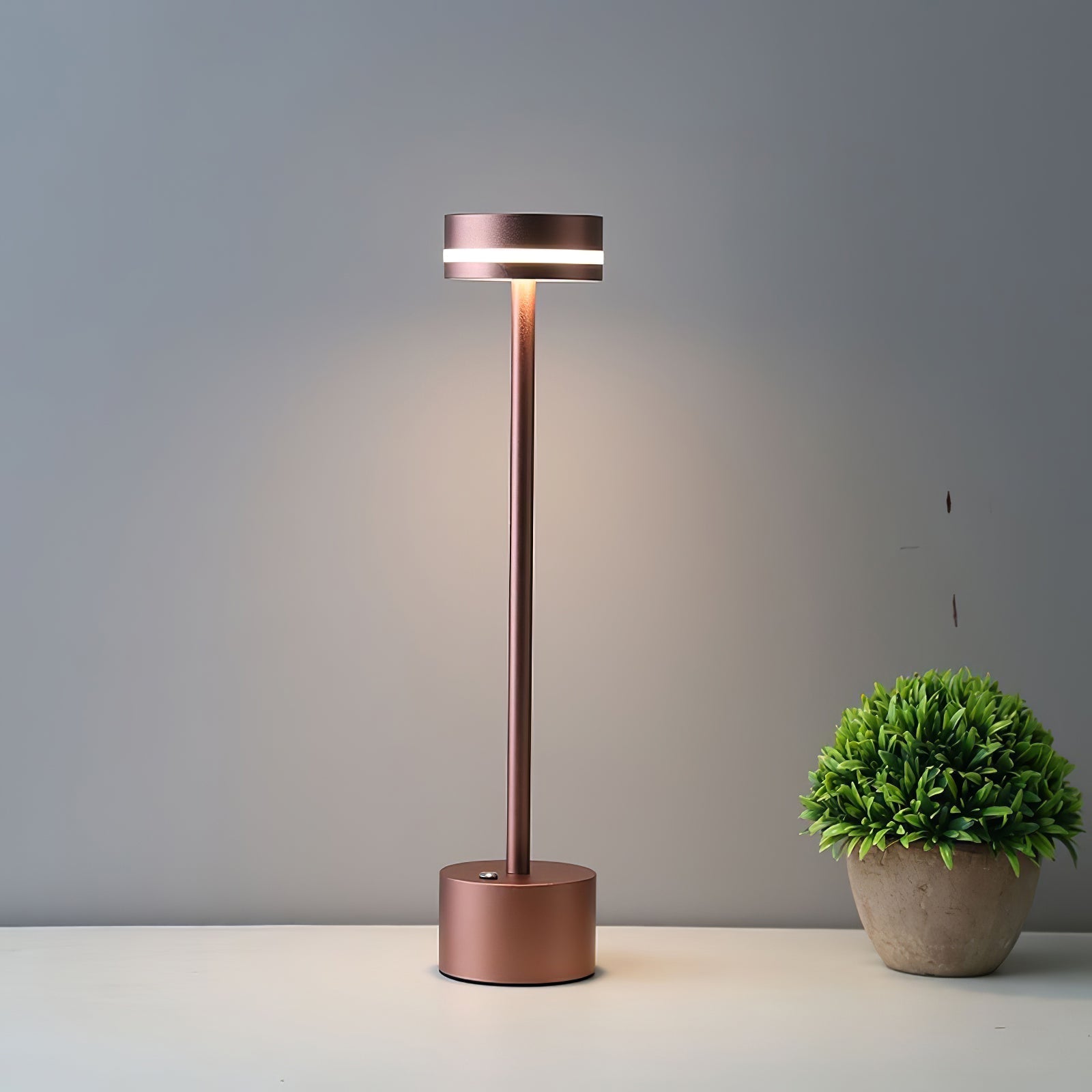 FunRadiance™ Tischlampe – Kabellose LED-Designlampe mit warmem Licht für Innen & Außen