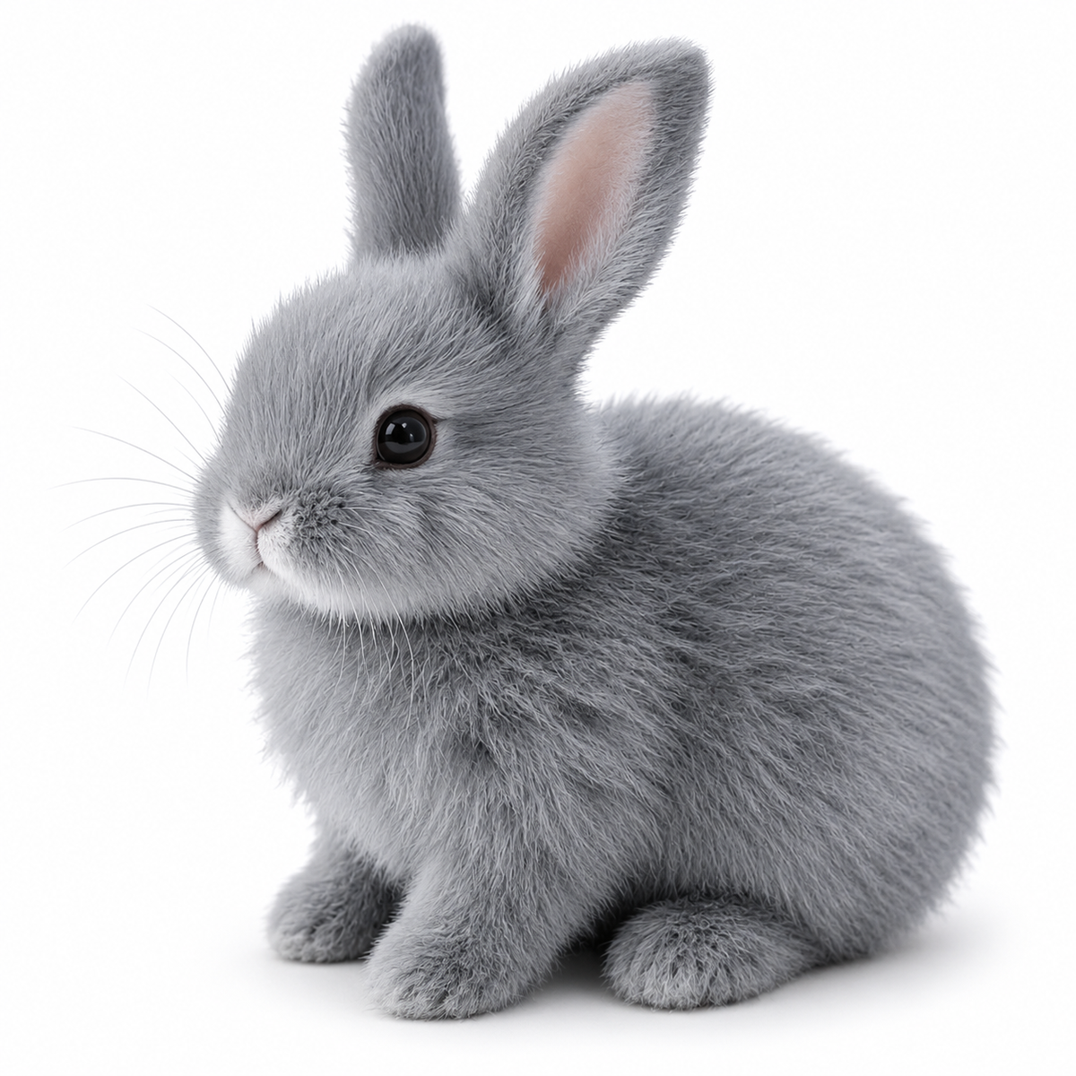 FuzzyBunny™ – Ultra-Weiches Plüschkaninchen mit realistischem Fell für Kinder & Erwachsene