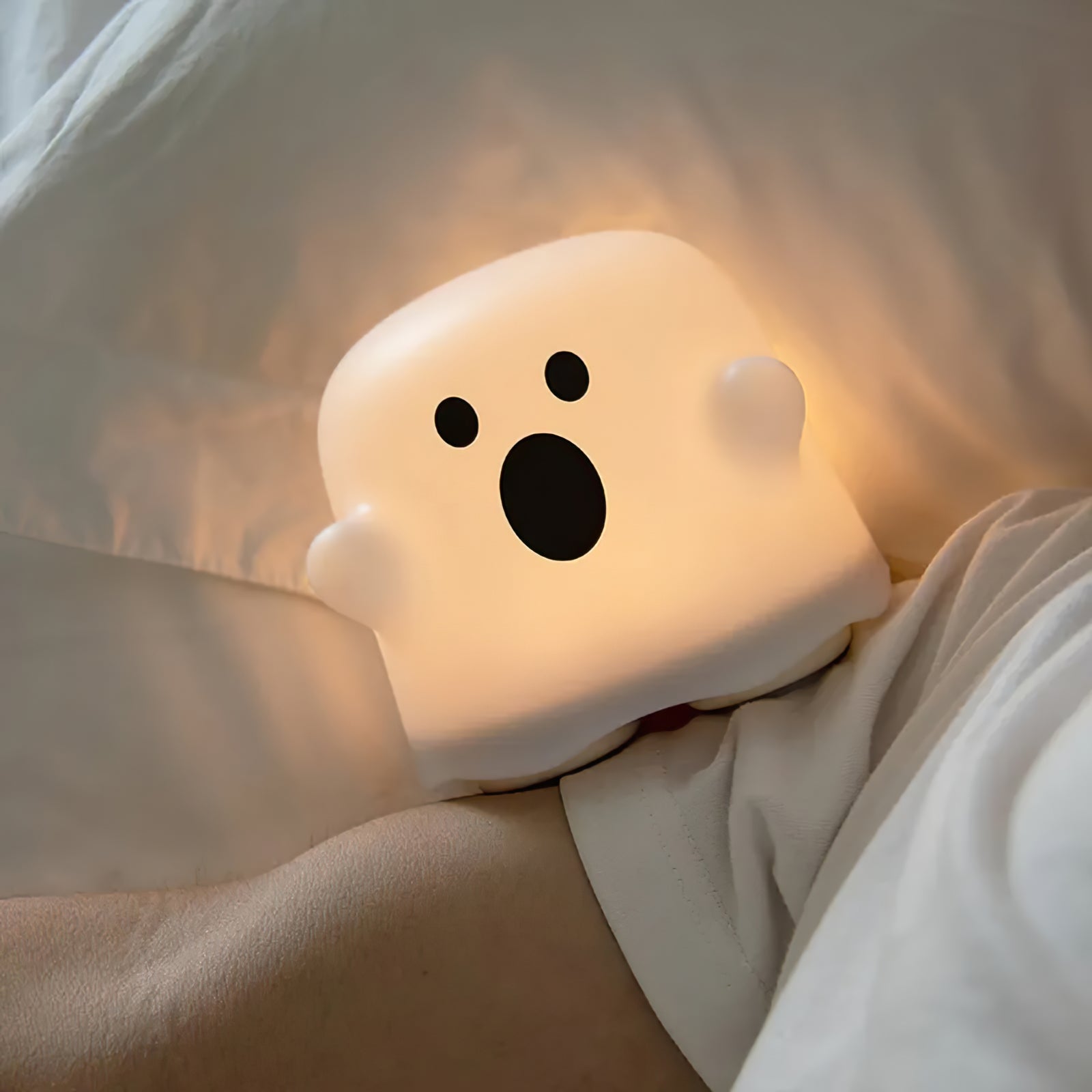 PhantomGlow™ Tischlampe – Kabellose LED-Designlampe mit Akku & Touch-Bedienung
