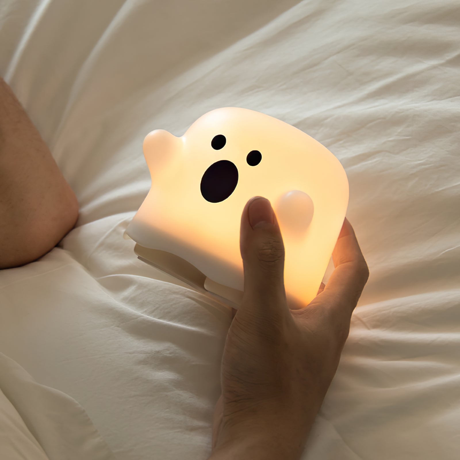 PhantomGlow™ Tischlampe – Kabellose LED-Designlampe mit Akku & Touch-Bedienung