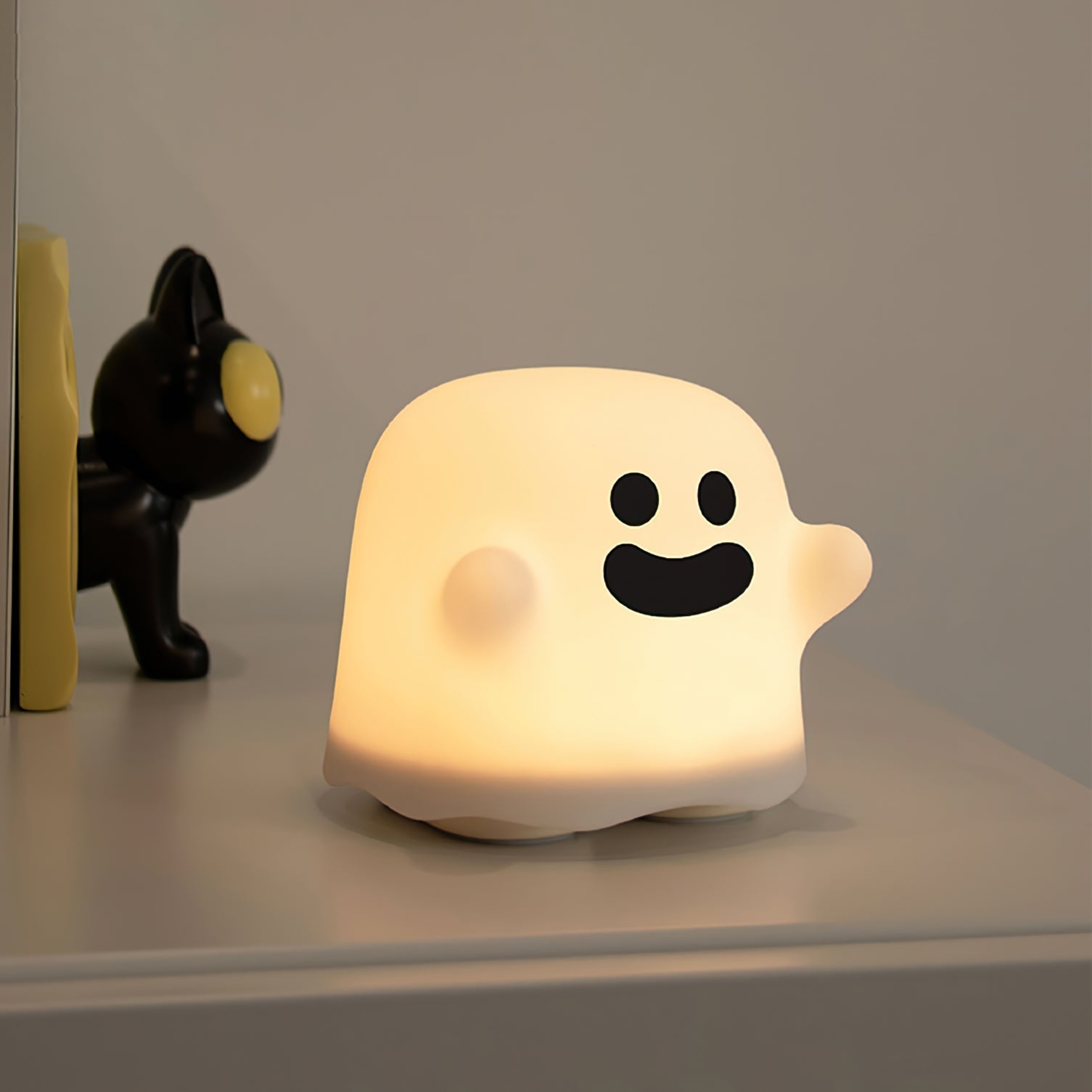 PhantomGlow™ Tischlampe – Kabellose LED-Designlampe mit Akku & Touch-Bedienung