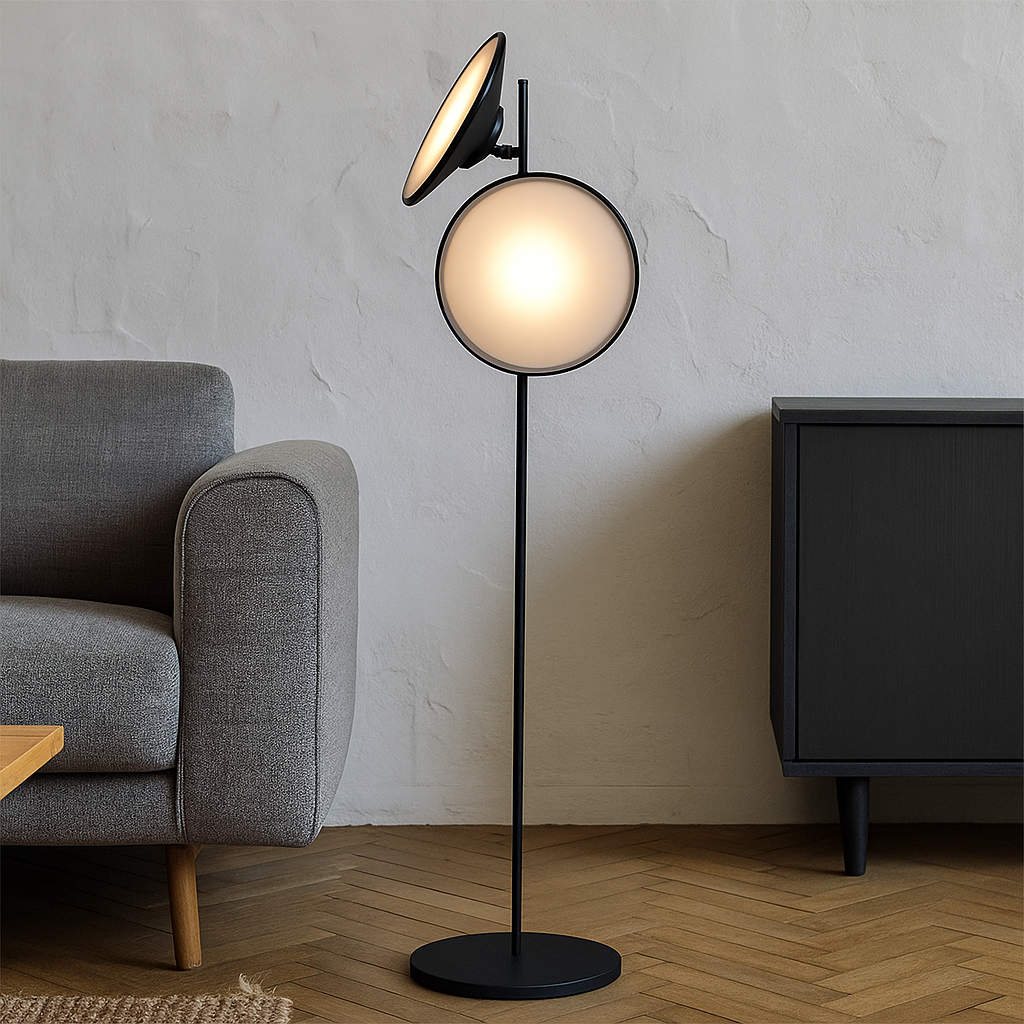 Calenor™ Modern Floor Lamp – Elegante LED-Stehlampe aus Eisen im minimalistischen Design