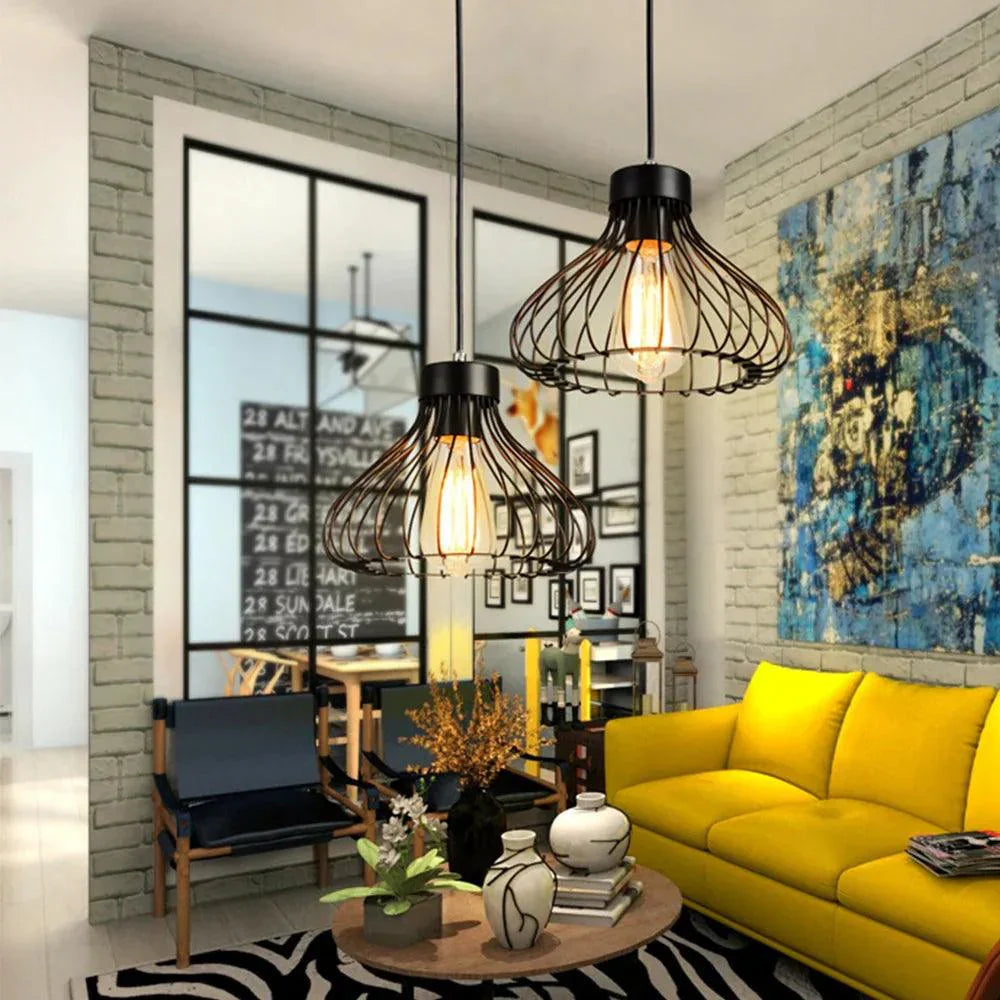 UrbanMetal™ Pendelleuchte – Industrielle Vintage-Hängelampe aus Metall (Retro-Design)