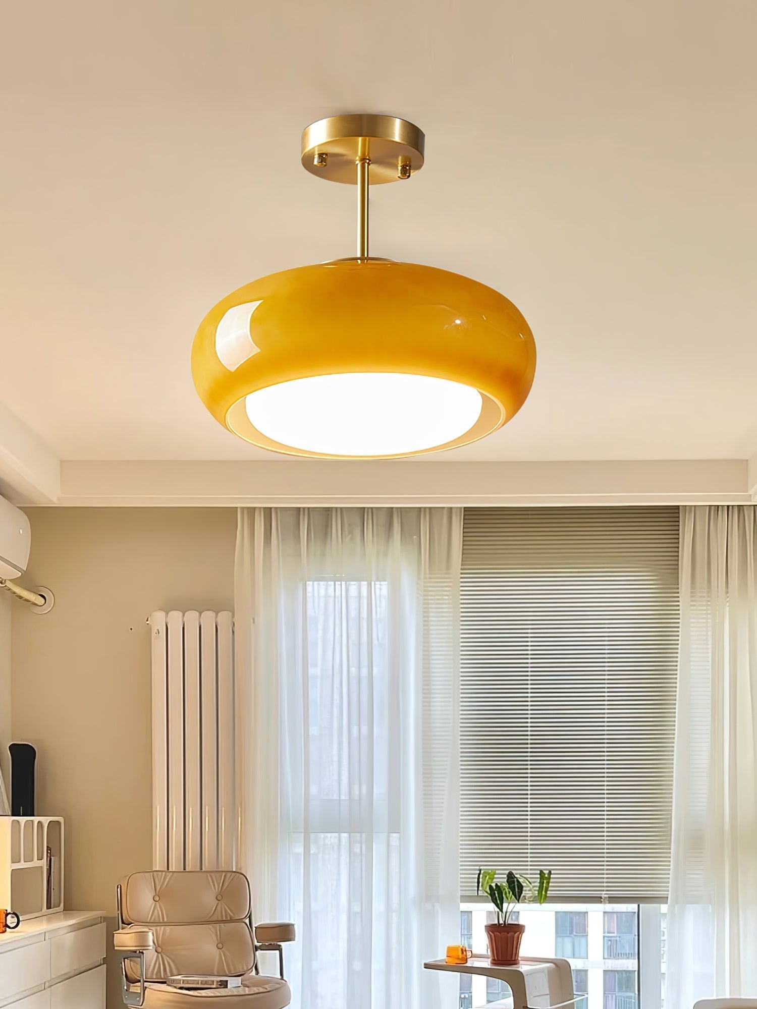 HarveyRadiance™ Deckenleuchte – Futuristische Designlampe im Space-Age-Look
