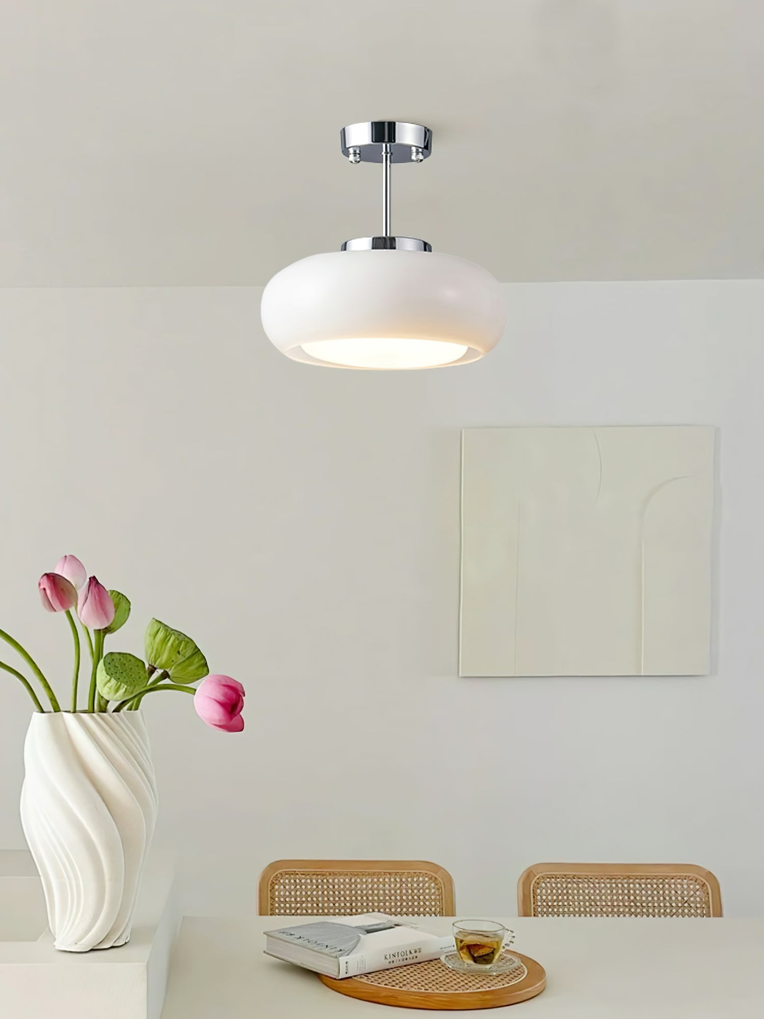 HarveyRadiance™ Deckenleuchte – Futuristische Designlampe im Space-Age-Look