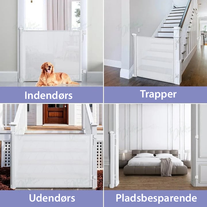 HavenGate™ Retractable Safety Gate – Ausziehbares Sicherheitsgitter für Kinder & Haustiere, bis 140 cm