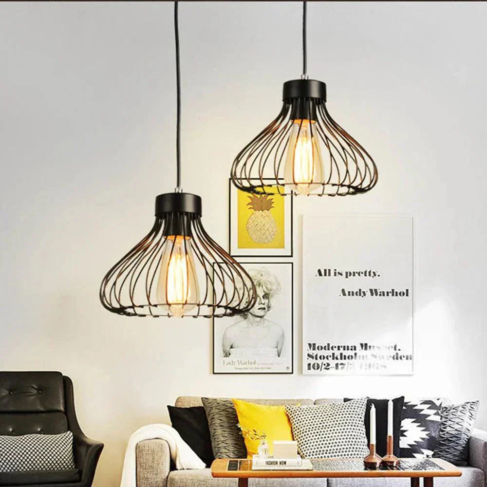 UrbanMetal™ Pendelleuchte – Industrielle Vintage-Hängelampe aus Metall (Retro-Design)