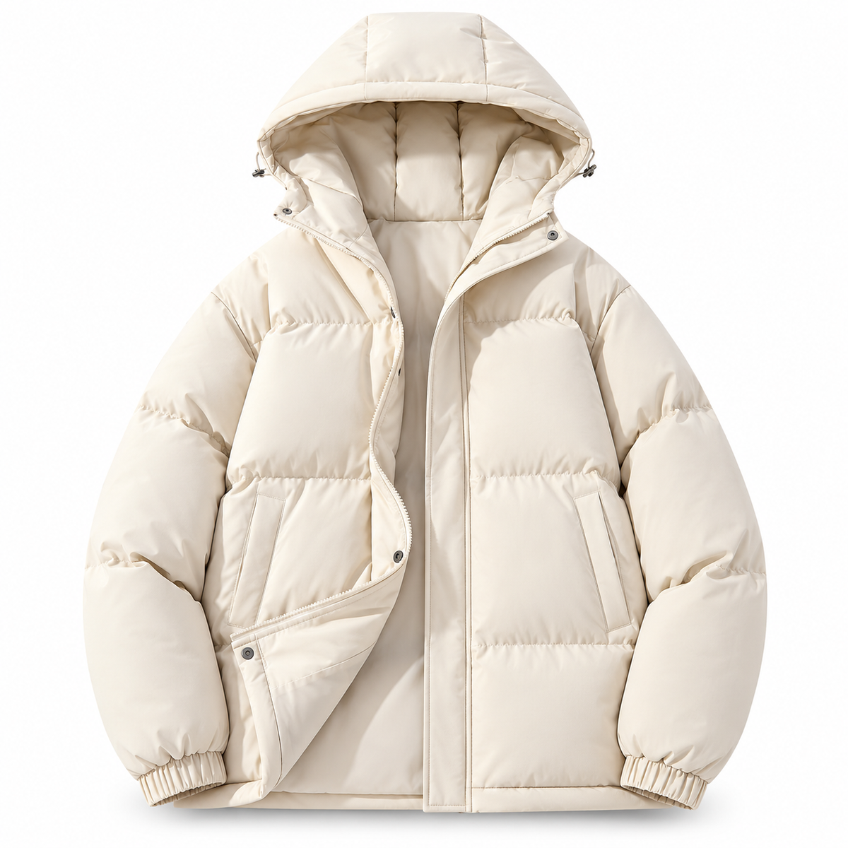Thalassa™ Damen Pufferjacke – Warme Steppjacke mit Kapuze & Leichtem Isolierdesign