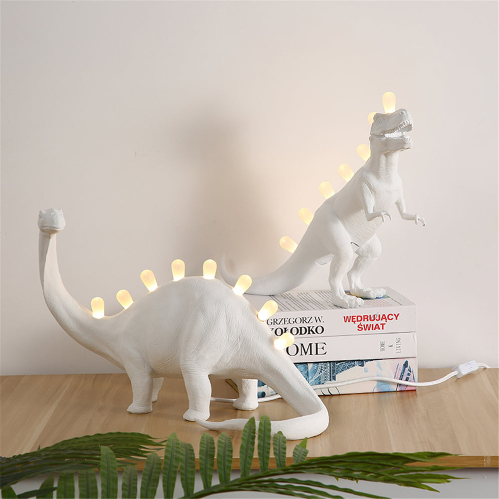 DinoLite™ Tischlampe – Kreative Design-Lampe mit beleuchtetem Dinosaurier-Rücken