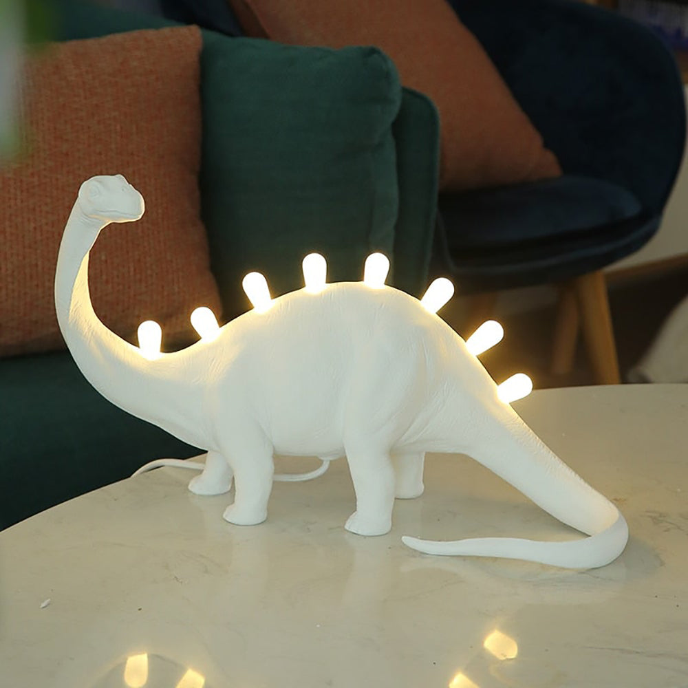 DinoLite™ Tischlampe – Kreative Design-Lampe mit beleuchtetem Dinosaurier-Rücken