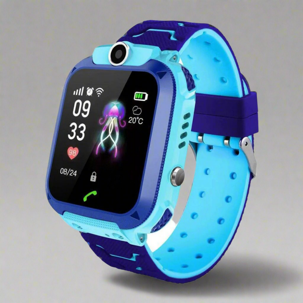 KidsTracker™ GPS Kinder Smartwatch – Mit SOS-Taste, Echtzeit-Standort & IP67 Wasserschutz