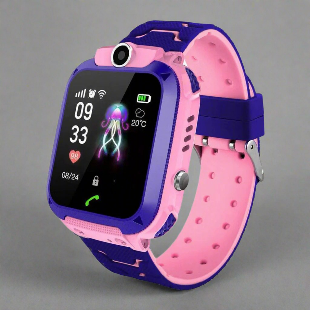 KidsTracker™ GPS Kinder Smartwatch – Mit SOS-Taste, Echtzeit-Standort & IP67 Wasserschutz