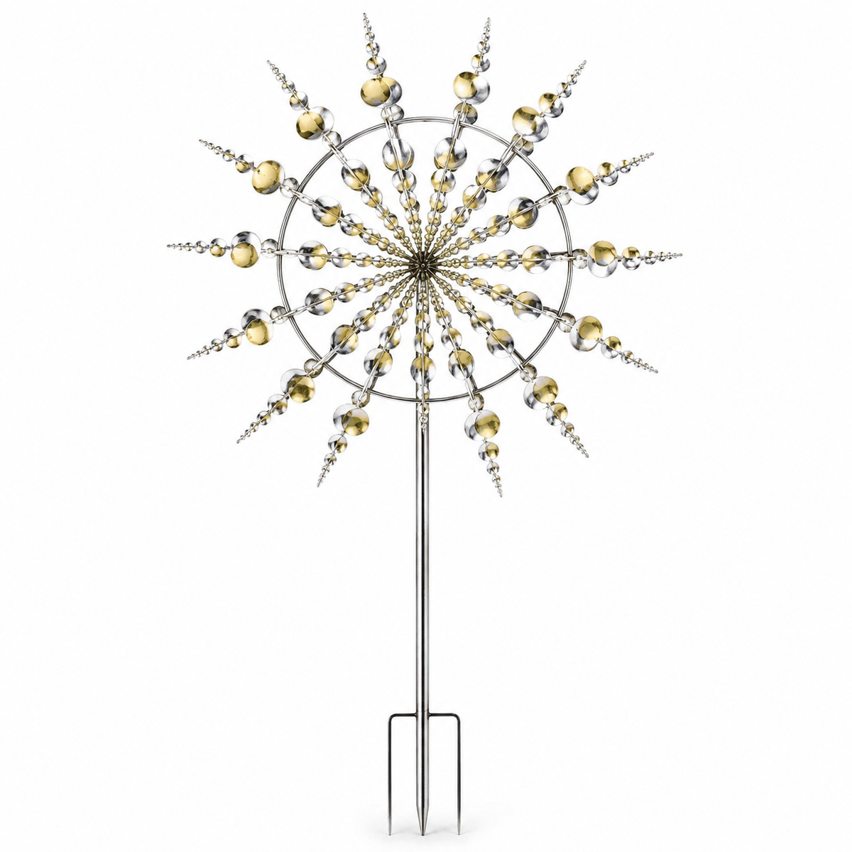 KineticGarden™ – Kinetische Metall-Windmühle mit LED für Garten & Terrasse - Less Goods