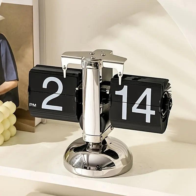 FlipChic™ – Luxuriöse Retro-Flip-Uhr im minimalistischen Design
