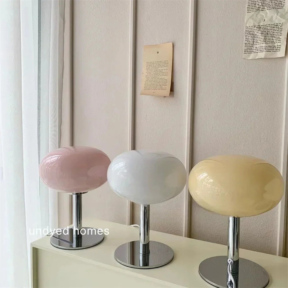 CreamPop™ Glas Tischlampe – Wiederaufladbare Designlampe im Lollipop-Stil mit Dimmfunktion