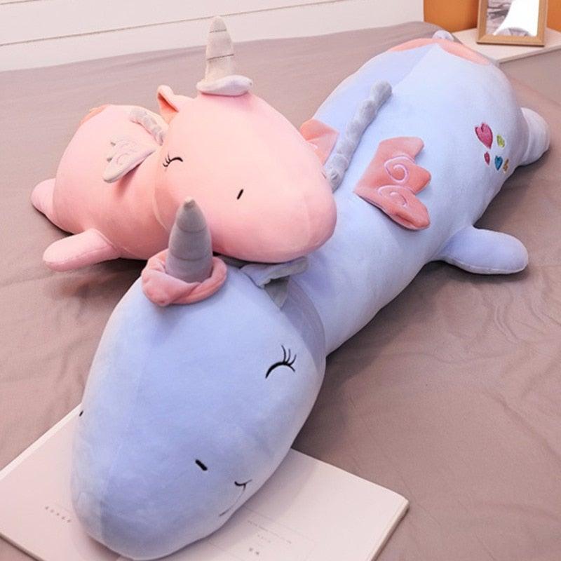 LumiGlow™ Leuchtendes Plüsch Einhorn – Weiches Kuscheltier mit Lichtfunktion, Pastellfarben