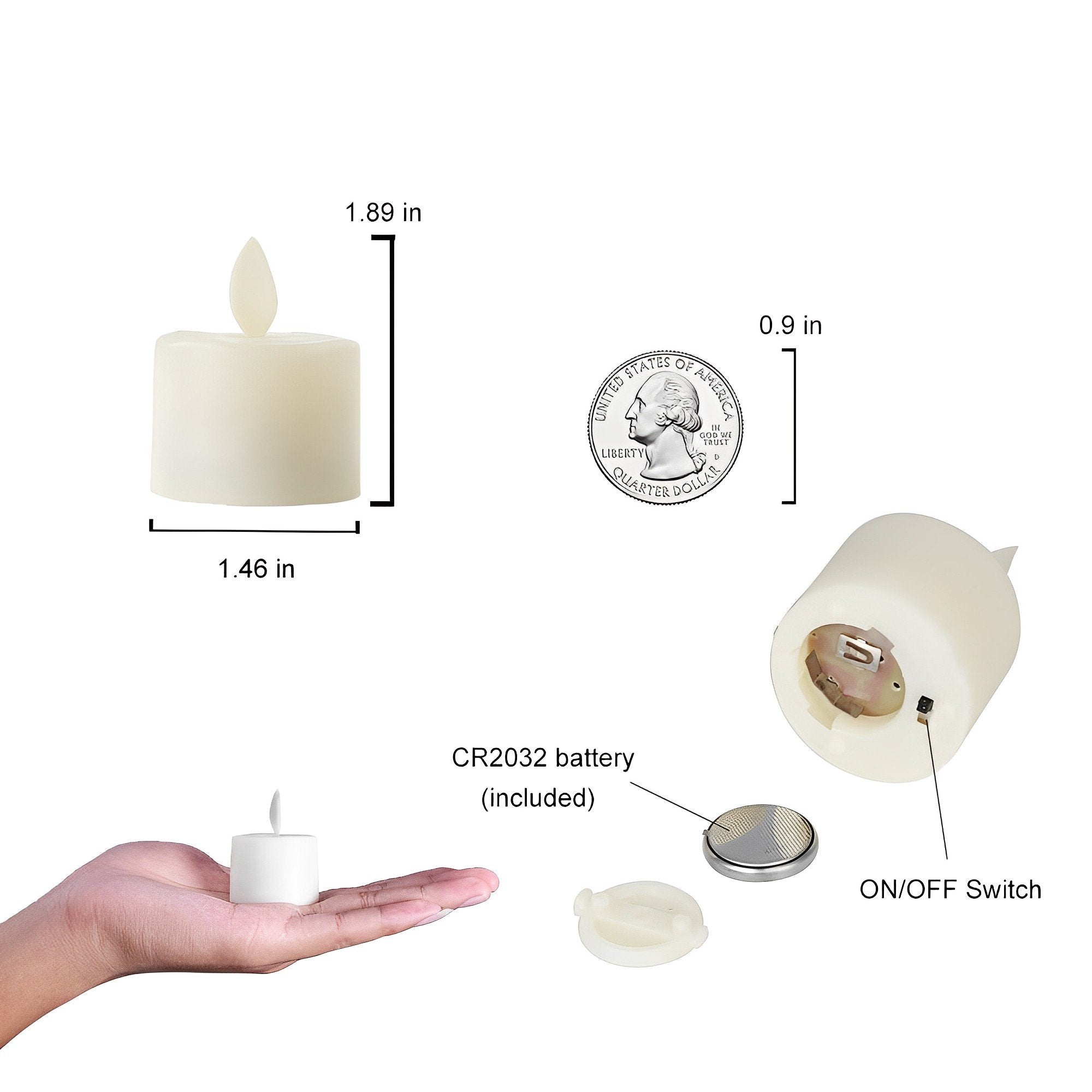 LumiGlow™ – Realistische LED-Kerzen ohne Flamme mit Fernbedienung
