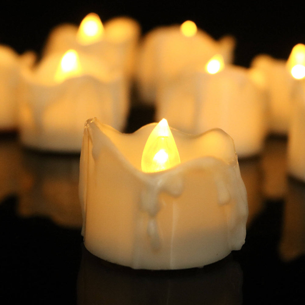 LuminaGlow™ – Flammenlose LED Teelichter mit realistischer Flackeroptik | Sicher & stimmungsvoll