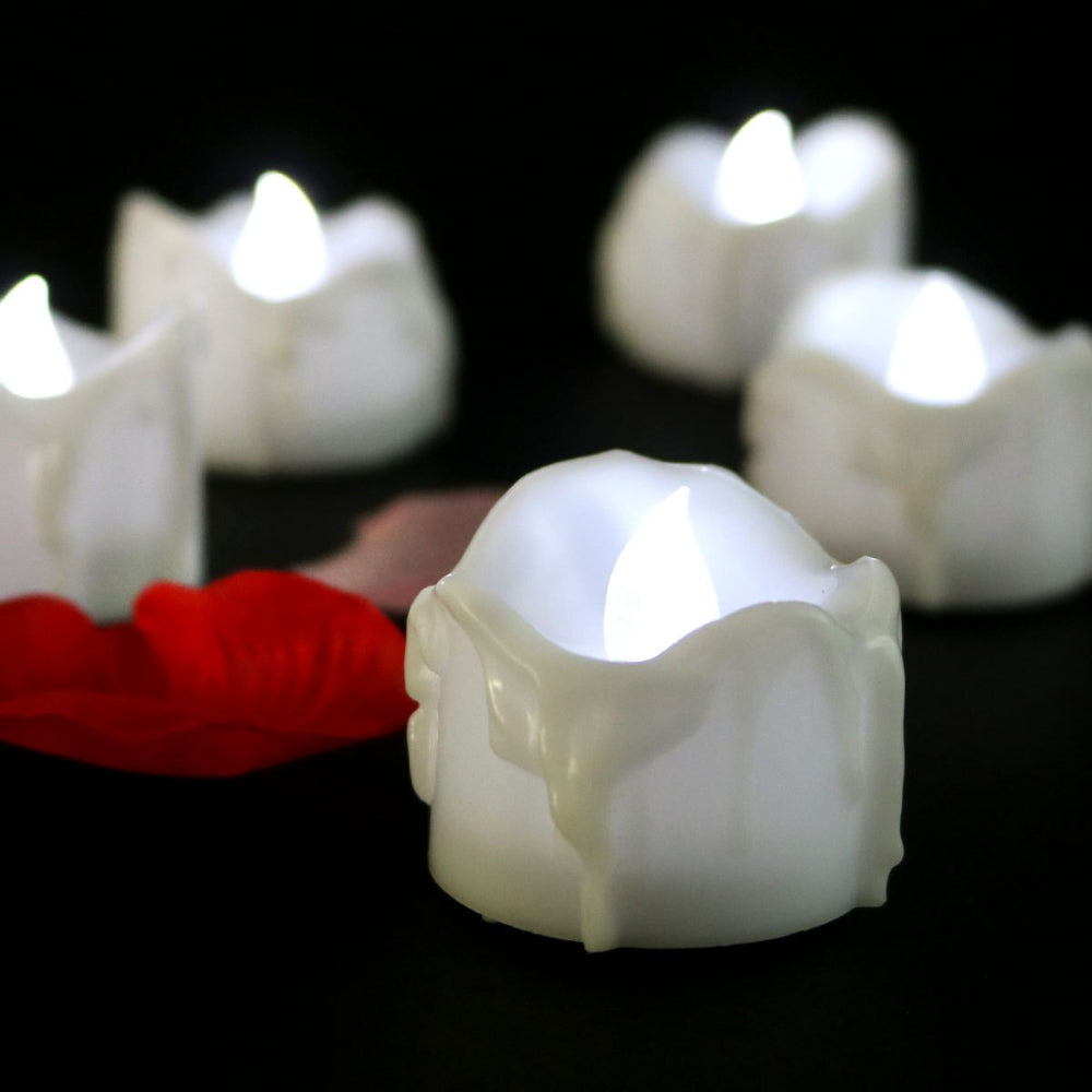 LuminaGlow™ – Flammenlose LED Teelichter mit realistischer Flackeroptik | Sicher & stimmungsvoll