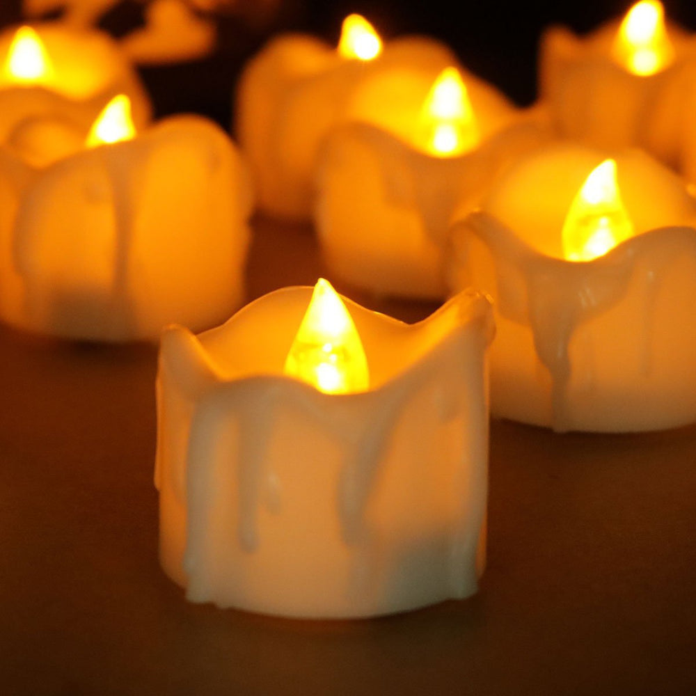 LuminaGlow™ – Flammenlose LED Teelichter mit realistischer Flackeroptik | Sicher & stimmungsvoll