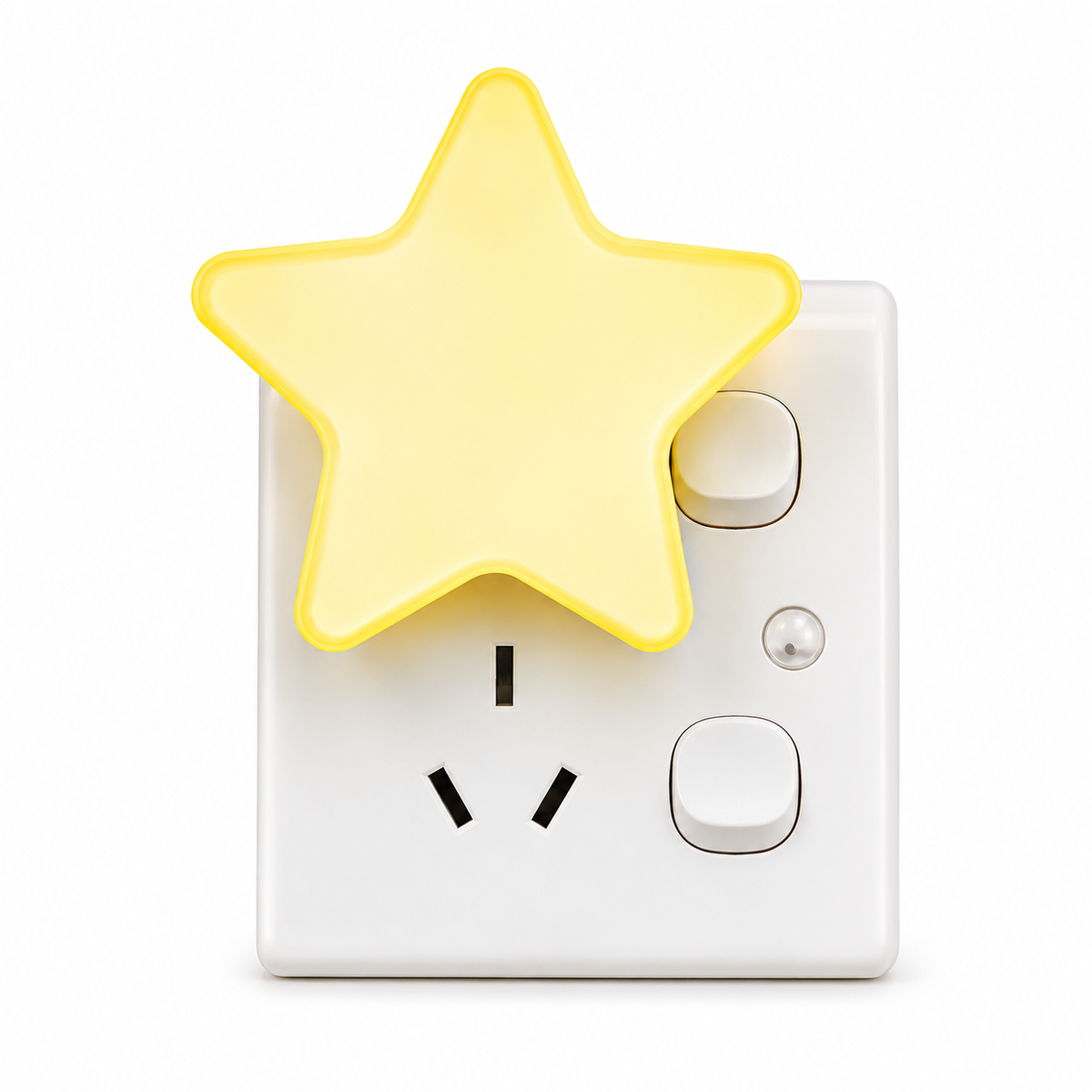 LumoSocket™ LED Steckdosen-Nachtlicht Stern für Kinder | Kinderzimmer Nachtlicht