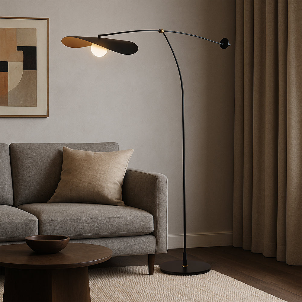 Lumora™ Japandi Floor Lamp – Bambus Stehlampe im japanisch-skandinavischen Design