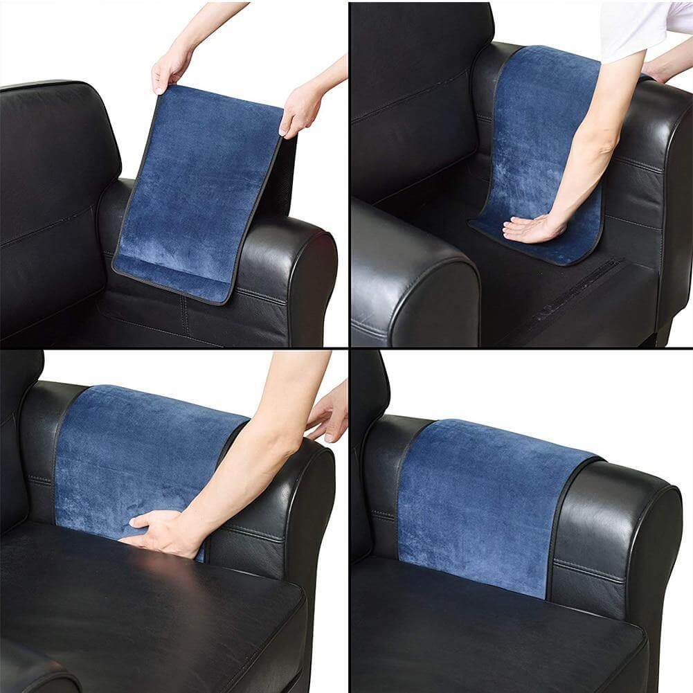 LuxorLeather™ – Premium Sofa-Armlehnen-Organizer aus PU-Leder mit 5 Fächern