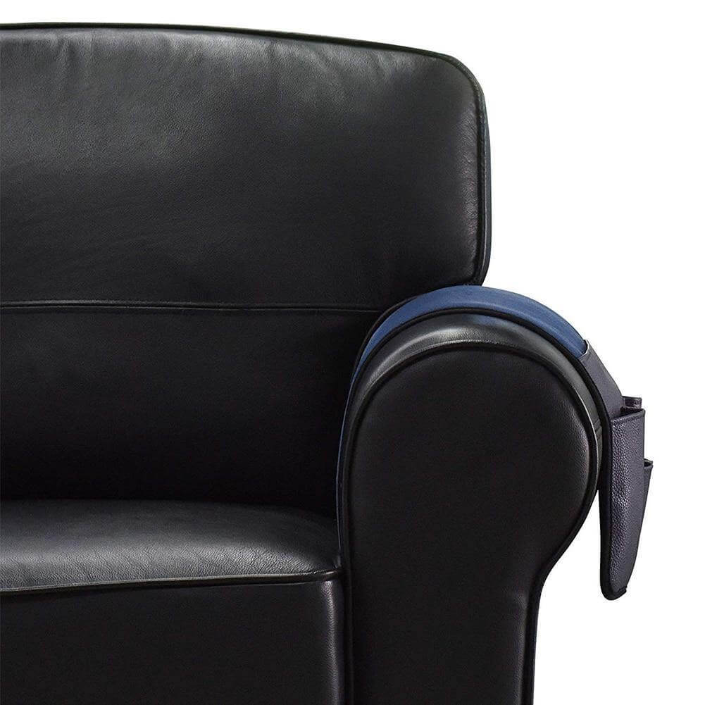 LuxorLeather™ – Premium Sofa-Armlehnen-Organizer aus PU-Leder mit 5 Fächern