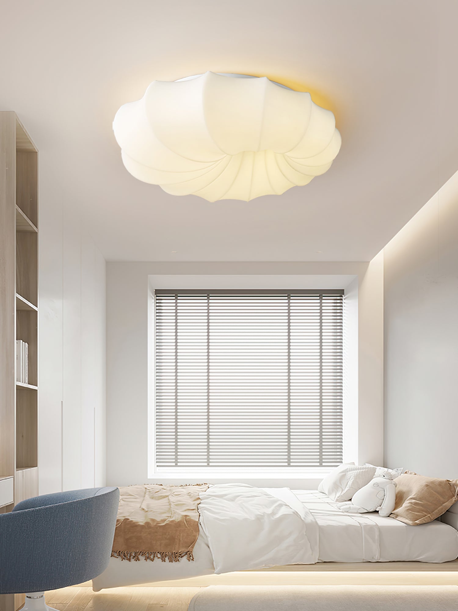 HarborLight™ Deckenleuchte – Moderne LED-Deckenlampe in Weiß mit gleichmäßiger Lichtverteilung
