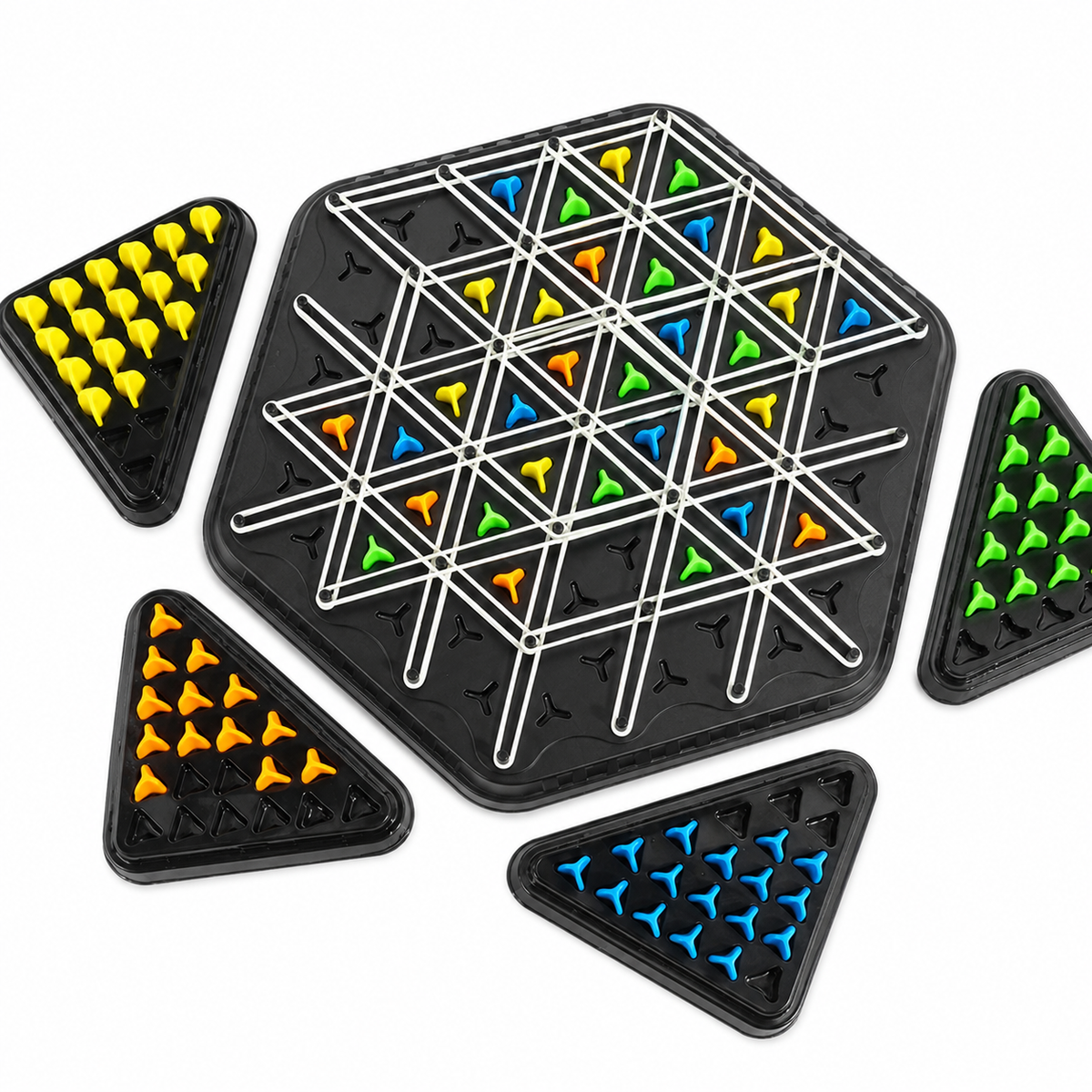 MindMaze™ Logik-Brettspiel für Kinder – Strategisches Familien-Spiel ab 6 Jahren mit Geschicklichkeit & Gummibändern