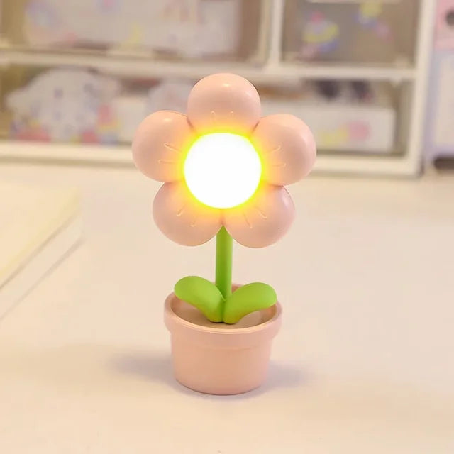 BloomLite™ Blüten-Tischlampe – Kleine LED Blumenlampe mit sanftem Stimmungslicht