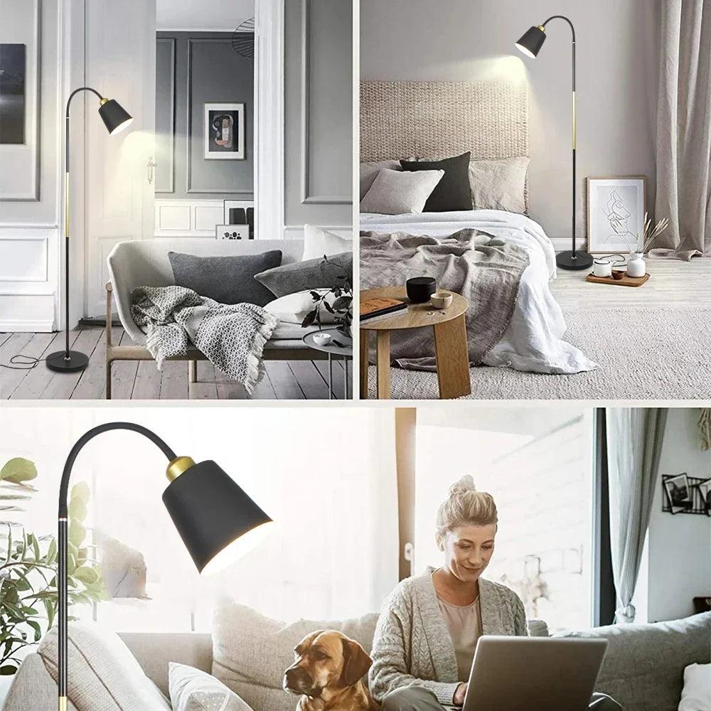 ShineSky™ Moderne Stehlampe – Verstellbare LED Stehleuchte für Wohnzimmer & Büro
