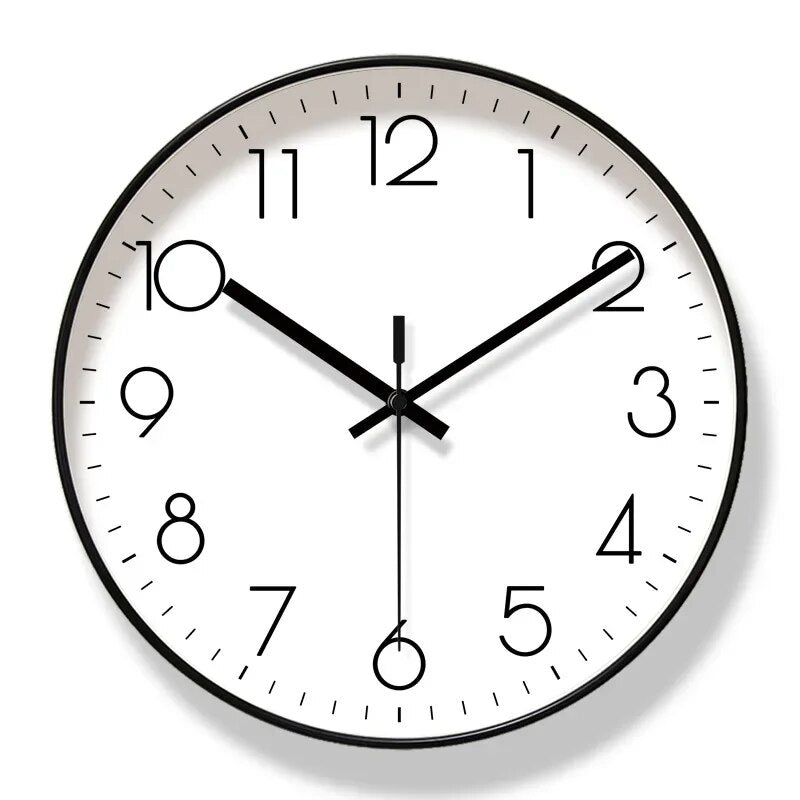 NordicTime™ – Minimalistische Wanduhr im nordischen Design für moderne Wohnräume