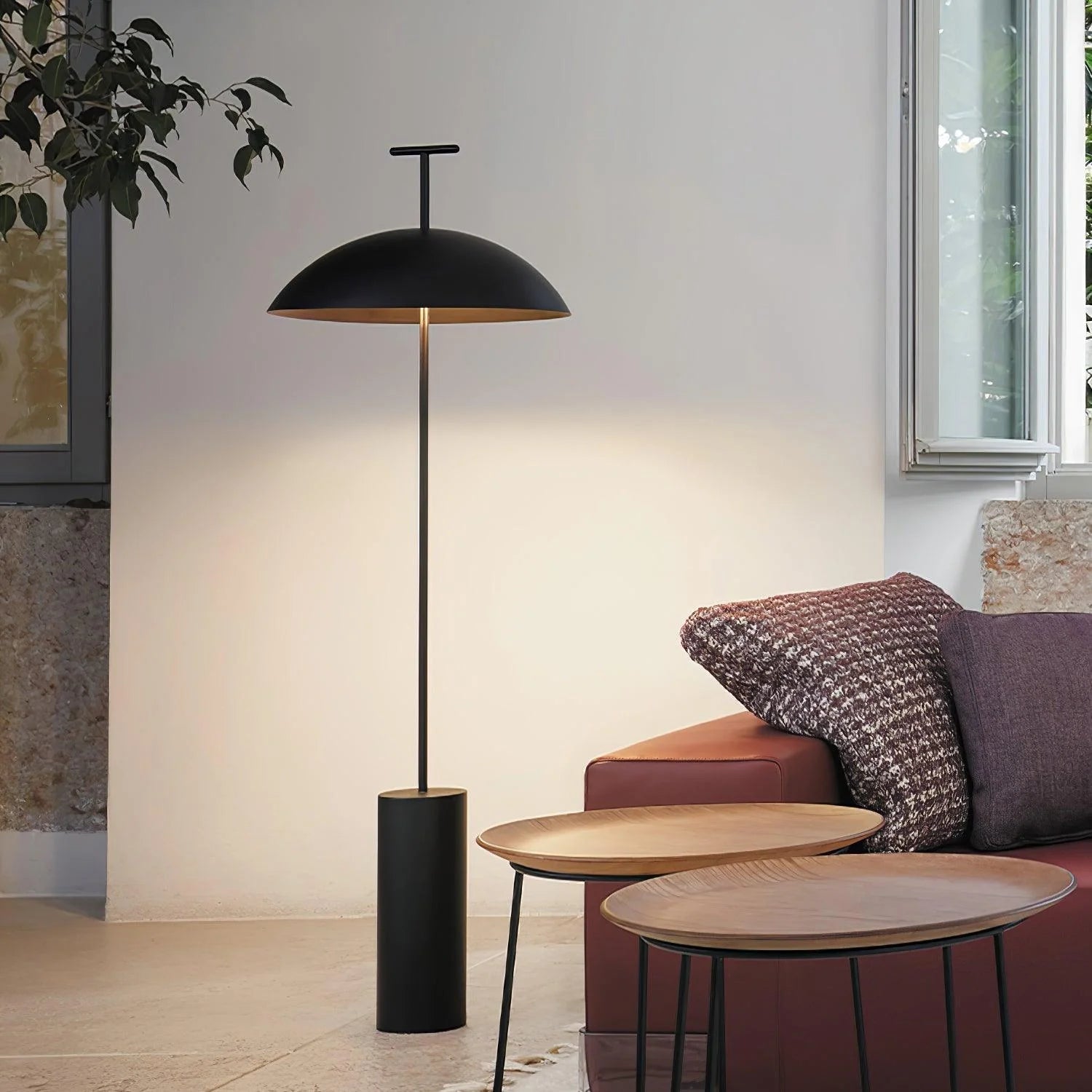 Zuvra™ Modern Monolith Floor Lamp – Minimalistische Design-Stehlampe mit Stoffschirm