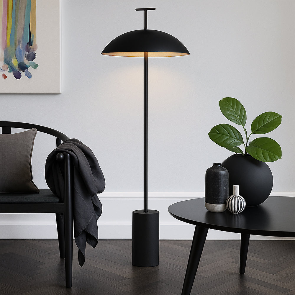 Zuvra™ Modern Monolith Floor Lamp – Minimalistische Design-Stehlampe mit Stoffschirm